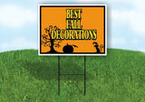 BEST FALL DECORATIONS Yard Sign with Stand LAWN SIGN