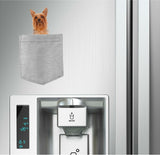 Silky Terrier Dog in pocket Fridge Car Magnet Bumper Sticker App size 4"x7"