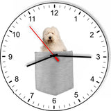 Old English Sheepdog In Your Pocket Dog kitchen living room Wall Clock