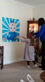 Pin the Pacifier on the Baby girl Shower Game Party Accessory