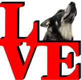 Norwegian Elk Hound Love Park Cute Dog Fridge Refrigerator Car Magnet