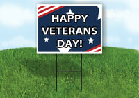 HAPPY VETERANS DAY Yard Sign ROAD SIGN with Stand LAWN POSTER