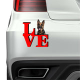 German Shepard Dog Love Park Dog Fridge Refrigerator Car Magnet