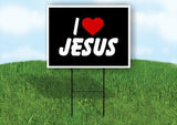 I HEART JESUS Yard Sign Road with Stand LAWN SIGN