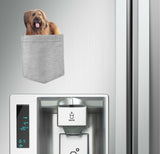Briard Dog in pocket Fridge Car Magnet Bumper Sticker App size 4"x7"