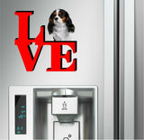 Cavalier King Charles Spaniel Dog Love Park Dog Fridge Refrigerator Car Magnet
