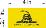 SET OF 3 Don’t Tread On Me Flag American Flag Car MAGNET Magnetic Bumper Sticker