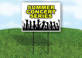 SUMMER CONCERT SERIES Yard Sign with Stand LAWN SIGN