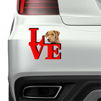 Chesapeake Bay Retriever Dog Love Park Dog Fridge Refrigerator Car Magnet