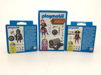 New set of 3 Playmobil 5730 4581 4517   in  Box  Pirate:  Blackbeard knight