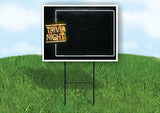 TRIVIA NIGHT WRITE YOUR OWN Yard Sign with Stand LAWN SIGN