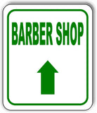 BARBER SHOP DIRECTIONAL GREEN 8 Arrow Variations Metal Aluminum composite sign