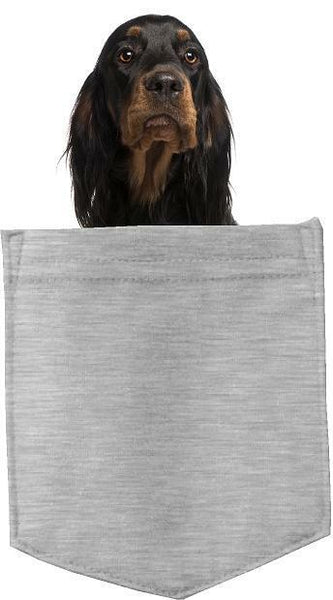 Gorden Setter Dog in pocket Fridge Car Magnet Bumper Sticker App size 4"x7"