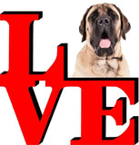 Mastiff Love Park Cute Dog Fridge Refrigerator Car Magnet