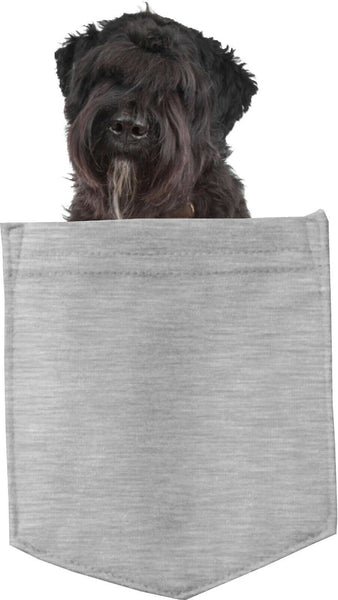 Bouviers Des Flandre in pocket Fridge Car Magnet Bumper Sticker App size 4"x7"