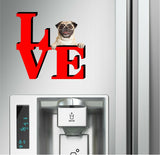 Pug Park Cute Dog Fridge Refrigerator Car Magnet
