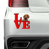 Dachshund Dog Love Park Dog Fridge Refrigerator Car Magnet