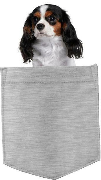 Cavalier King Charles in pocket Fridge Car Magnet Bumper Sticker App size 4"x7"