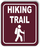 Hiking Trail Camping Outdoor Safety Metal Aluminum Composite Sign