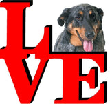 Beauceron Love Park Cute Dog Fridge Refrigerator Car Magnet