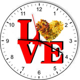 I Love Pasta Love Park Funny Kitchen Living room Wall Clock