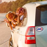 JOKE Joe Biden worst President Car magnet Magnetic Bumper Sticker Donald Trump