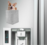 Pembroke Welsh Corgi in  pocket Fridge Car Magnet Bumper Sticker App size 4"x7"