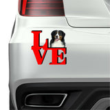 Bernese Mountain Dog Love Park Cute Dog Fridge Refrigerator Car Magnet