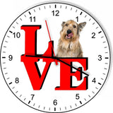 Berger Picard Park Cute Puppy Dog kitchen living room Wall Clock