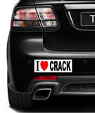 Set of 4 prank magnetic bumper stickers magnets funny hilarious crackhead drugs