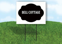 BELL COTTAGE BLACK TAG HOUSE SIGN