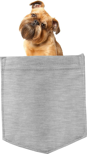 Brussels Griffon Dog in pocket Fridge Car Magnet Bumper Sticker App size 4"x7"