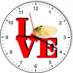 I Love Mashed Potatoes Love Park Funny Kitchen Living room Wall Clock
