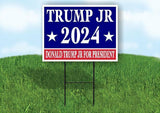 TRUMP JR 2024 FOR PRESIDENT Yard Sign Road with Stand LAWN SIGN