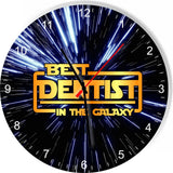 Best Dentist in the Star Galaxy Wars Space Kitchen Living room Wall Clock