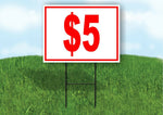 5 DOLLAR SALE Yard Sign Road with Stand LAWN SIGN