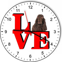 Field Spaniel Cute Puppy Dog kitchen living room Wall Clock