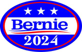 BERNIE car magnet Bernie Sanders President 2024 Magnetic Bumper Sticker 5.5"x3.5