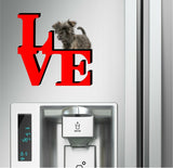 Affenpinscher Love Park Cute Dog Fridge Refrigerator Car Magnet
