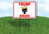 Trump 2020 PUNISHER WITH TRUMP HAIR Yard Sign Road with Stand LAWN SIGN