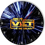 Best Vet in the Star Galaxy Space Kitchen Living room Wall Clock