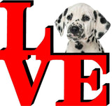 Dalmatian Dog Love Park Dog Fridge Refrigerator Car Magnet