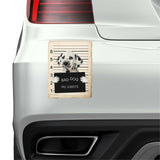 Dalmatian Mugshot Bad Dog Fridge refrigerator Car Magnet