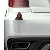Field Spaniel Dog in pocket Fridge Car Magnet Bumper Sticker App size 4"x7"