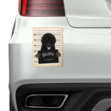 Portuguese Water Dog Mugshot Bad Dog Fridge refrigerator Car Magnet