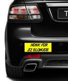 Set of 4 Prank Magnetic Bumper Stickers Magnets Funny Hilarious I Love Whores