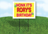 RORY'S HONK ITS BIRTHDAY 18 in x 24 in Yard Sign Road Sign with Stand