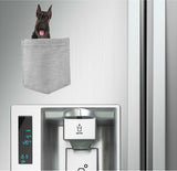 Giant Schnauzer Dog in pocket Fridge Car Magnet Bumper Sticker App size 4"x7"