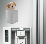 Tibetan Terrier Dog in pocket Fridge Car Magnet Bumper Sticker App size 4"x7"