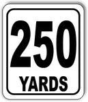 250 YARDS Distance Marker Running Race 5k Marathon Aluminum composite sign